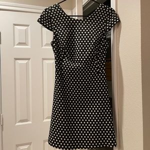 Zara Black Polka Dot Mini Dress